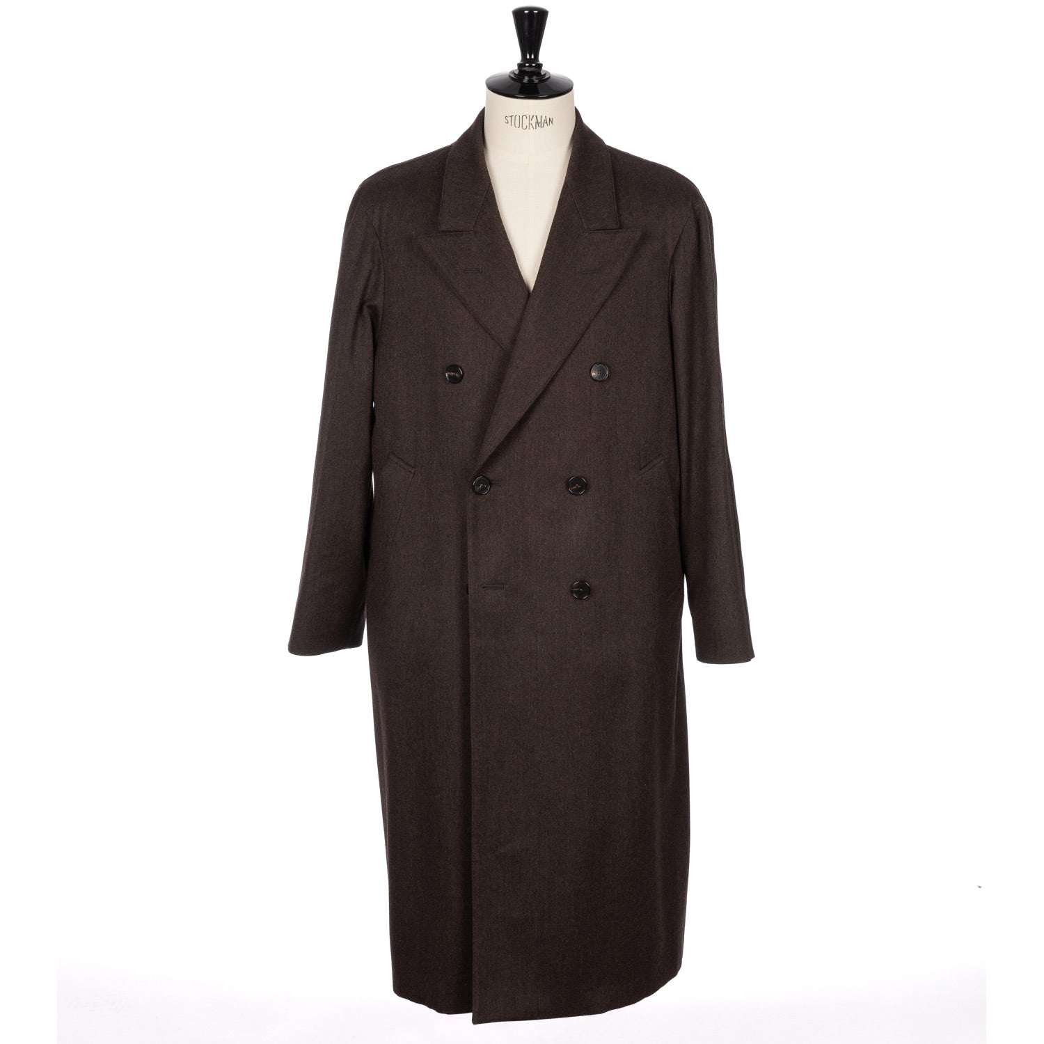 Coat "BERTO" made from Japanese Dolmány Satin Wool